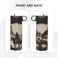 thumbnail image 3 of Uemuo Western Desert Cowboy Print 18oz Sports Insulated Kettle, Water Bottle, Outdoor Sports Bottle, Insulated Hydration Bottle with Handle & Flip Straw, 3 of 8