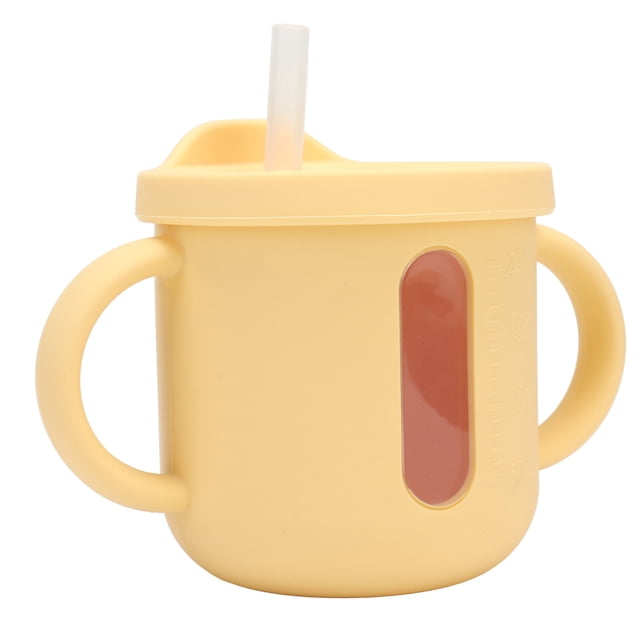 Vaso para Sorber de Silicona para Bebé Taza de Entrenamiento Doble Jadeshay