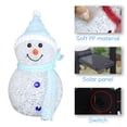 thumbnail image 4 of OriginalSourcing Solar Christmas Lights, 4 Pack Snowman Outdoor Waterproof Garden Lights for Christmas Decorations, Multi-Color, 4 of 7
