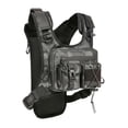 thumbnail image 4 of QccHieUs Chest Rig Bag Adjustable Shoulder Straps Chest Pack for Travel Riding Skiing Grey, 4 of 9