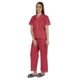 thumbnail image 3 of Inkmeso Women Cotton Nightwear Pajamas Set Classic Short Sleeve 2 Pc Shirt & Pajama Loungewear, 3 of 7