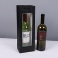 thumbnail image 4 of Nvzi gifts, flowers, gift box packaging bags, rectangular transparent window flowers, gifts, red wine packaging handbags (white), 4 of 4