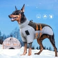 thumbnail image 2 of New XL-6XL Winter Warm Dog Clothes for Lagre Dogs Reflective Windproof Waterproof Big Dog Jacket Coat ShopWise Round, 2 of 9