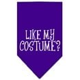 thumbnail image 3 of Like my costume? Screen Print Bandana Black Small, 3 of 10