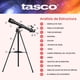 thumbnail image 4 of Telescopio Astronómico Profesional Tasco Spacestation Refractor 70mm 800mm 600x aumentos, 4 of 15