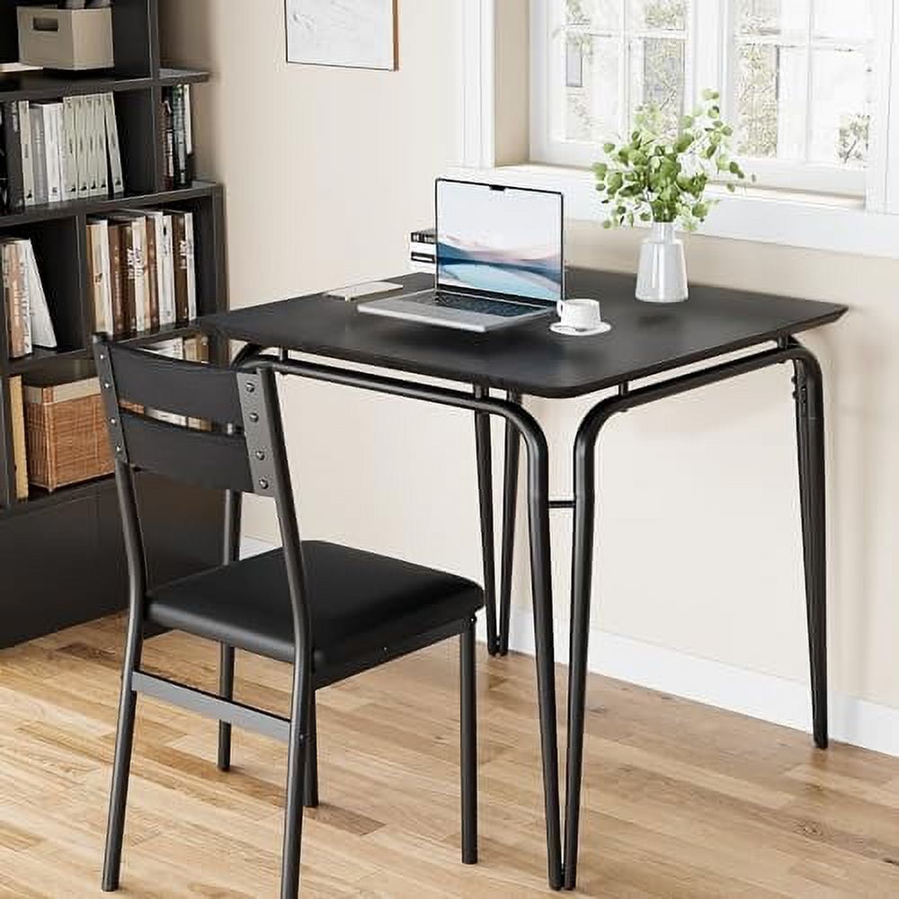 Ataucjin Space Saver Dinette: 3 Piece Small Square Dining