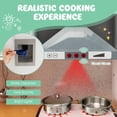 thumbnail image 6 of Gymax Kids 2-Piece Kitchen Play Set Pretend Chef Toy Set w/ Range Hood & Stove Burner, 6 of 9