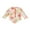 Orange Pink, variant on Bagilaanoe Toddler Baby Girls Long Sleeve One-Piece Swimsuit 1-5 Years Flower Print Zipper Rash Guard Bathing Suit