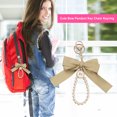 thumbnail image 3 of Guardurnaity LLavero nuevo gran Bowknot perla Metal llaves anillo accesorio colgante elegante sólido encontrar ganchos colgantes para almacenamiento Viajes, Equipaje y Accesorios Varios Tipo-01 Guardurnaity AP018166-01, 3 of 6
