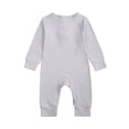 thumbnail image 6 of Newborn Baby Solid Color Jumpsuit Spring and Autumn Long-Sleeved Clothes Set Girls Boys Cotton Jumpsuit 0-24M, 6 of 8