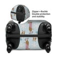 thumbnail image 6 of Uemuo Cute Snowflake Dachshund Printed Washable Luggage Cover - Fashion Suitcase Protector Fits 18-32 Inch Luggage -X-Large, 6 of 9