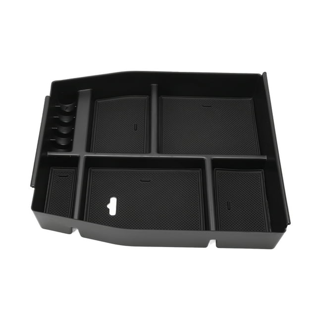 Center Console Organizer, 5 Slot Anti Scratch Easy Installation Rugged Abrasion Resistant Armrest Storage Box For Car Interior Accessories