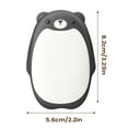 thumbnail image 2 of Ksruee Electric Hand Warmers with 3 Temp Thermostat Cartoon Bear Rechargeable Hand Warmers for Kids Adults Birthday Outdoor Camping Hiking Fishing Hunting Winter Home Office School fabulous, 2 of 9