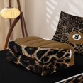 thumbnail image 5 of Erosebridal Lucky 8 Zipper Queen Comforter Set 4-Piece Set, Tan Leopard Front, Black Reversible, 5 of 7