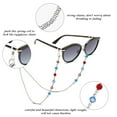 thumbnail image 4 of Eyeglass Straps Chains Glasses Strap Elegant Sunglasses Eyewear Retainer Beaded Glasses Sunglasses Holder 6 PCS, 4 of 7