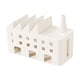 thumbnail image 2 of Organizador de cajas de gestión de cables para ocultar cables, regletas | 1-Pack Almacenamiento de plástico grande, múltiples agujeros para cables, 4 ranuras para teléfono, blanco, 11.8"x4.7"x4.3", 2 of 7