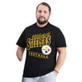 thumbnail image 2 of Men's G-III Sports by Carl Banks  Black Pittsburgh Steelers Adaptive Headliner Graphic T-Shirt, 2 of 6