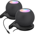 thumbnail image 1 of Soporte De Altavoz Inteligente 2 soportes de montaje en pared para HomePod Mini Smart Speaker Holder (negro), 1 of 5