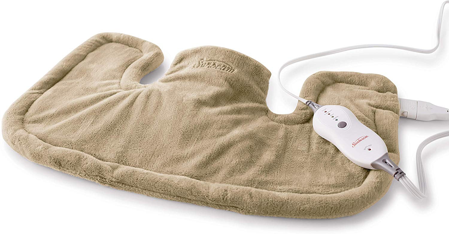 Sunbeam Heating Pad for Neck & Shoulder Pain Relief Standard Size