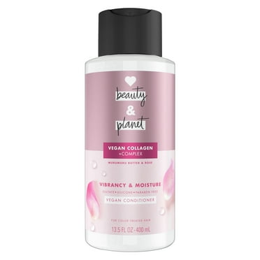 Love Beauty and Planet Vegan Collagen Moisture Conditioner for Women Murumuru Butter & Rose, 13.5 oz