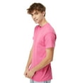 thumbnail image 3 of M&O Gold Soft Touch T-Shirt 4800, T-Shirt for Men, Men's Short Sleeve, Unisex Fit, Azalea, 2XL, 3 of 5