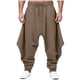 thumbnail image 2 of Ceisia Men's Trendy Solid Color Gift Plus Size Elastic Drawstring Waist Ankle Tied Casual Harem Pants, 2 of 5