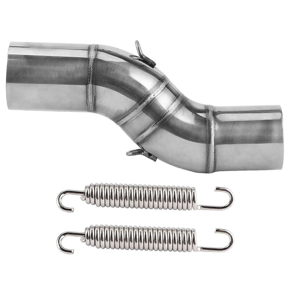 Motorcycle Exhaust Mid Link Pipe Stainless Steel Tube Fit for Benelli TRK 502X 2018?2020