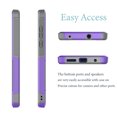 thumbnail image 2 of eBizWare Case for Motorola Moto G Pure, Moto G Power 2022 Rugged Phone Case, Military Grade 2 in1 Hybrid Heavy-Duty Rubber Shockproof Protective Slim TPU Cover (Purple), 2 of 6