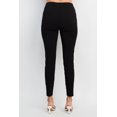 thumbnail image 4 of Counterparts banded mid waist slim leg stretch crepe pant by Curated Brands, 4 of 12