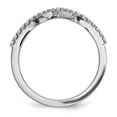 thumbnail image 2 of Dainty Designs 14k White Gold Diamond V Ring, 2 of 5