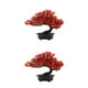 thumbnail image 1 of Plantas artificiales Bonsai Tree Wosthever 2piezas Rojo, 1 of 6