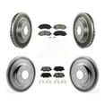 thumbnail image 1 of Transit Auto Front Rear Coated Disc Brake Rotors and Semi-Metallic Pads Kit for Car Mitsubishi RVR Outlander Sport KGS-100706, 1 of 11