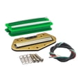 thumbnail image 4 of Bunblic Mini Humbucker Pickup,Double Coil Compact Easy to Install Replacement Accs Sturdy Lightweight Double Rail for Electric Guitar green, 4 of 8