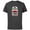 Charcoal, variant on R2-D2 Nordic Print Happy Holidays Christmas - Short Sleeve Cotton T-Shirt for Adults - Customized-Navy