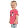thumbnail image 3 of Snowboard bear Toddler jersey t-shirt (Hot Pink, 2), 3 of 3
