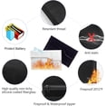thumbnail image 2 of Money Bag Fireproof Document Bag 2012℉ 2 Pack 8x5" Waterproof Document Holder Organizer Fire Proof Bag for Valuables Money Jewelry A4 Legal Documents File Tablet, 2 of 9
