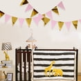 thumbnail image 4 of Paquete de 4 decoraciones de fiesta de oro caliente, banderines triangulares de papel colgantes, banderines, banderines, guirnaldas para graduación, cumpleaños, suministros para fiestas de bodas, 4 of 6