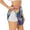 White, variant on Hip-Hop DJ Dolphin for Women's Double Layer Athletic Shorts High-Performance Gym Shorts with Inner Pocket, Elastic Waistband-Large