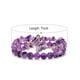 thumbnail image 3 of Pulsera de amatista para mujer Pulsera con cuentas de amatista para la ansiedad Pulsera con capas de piedras Regalos para mujer, 3 of 7
