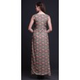 thumbnail image 4 of Bimba Floral Printed Front Slit Sleeveless Summer Spring Women Maxi PartyÂ&nbsp;Dress-X-Large, 4 of 5