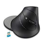 ZELOTES F-17 Vertical Mouse 2.4GHz Wireless Gaming Mouse 6 Keys Ergonomic Optical Mice with 3 Adjustable DPI for PC Laptop