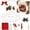 B, variant on BingTong Festive DIY Christmas Wreath Kit, 12 Inch Foam Base With Fabric Snowflake Accents, Handmade Holiday Craft for Door Wall Mantel Display, Christmas Stocking Motif
