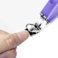 thumbnail image 2 of Black Long Handle Toenail Clippers for Seniors Non-Slip Wide Jaw Opening Clipmaster Pro Toenail Clippers with Catcher for Men for Thick Nails Ergonomic Curve Angled Head Toe Nail Clipper Sharp, 2 of 4