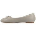 thumbnail image 3 of Journee Womens Vika Slip On Round Toe Ballet Dress Flats, Widths Available, 3 of 10