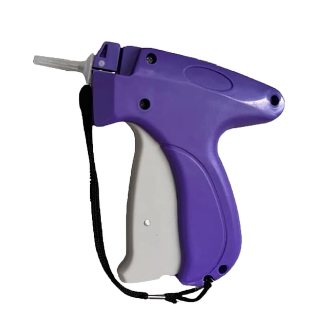 Pistola Etiquetas para Coser Dobladillos Colcha Tachuelas Con 6 Agujas para Ropa (azul)