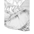 thumbnail image 6 of Aislor Kids Girls Shiny Metallic High Waist Active Pants Gym Workout Yoga Dance Leggings Hip Hop Trousers, 6 of 7