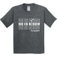 thumbnail image 3 of Inktastic He is Risen Mirror Words Youth T-Shirt, 3 of 5