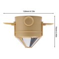 thumbnail image 3 of Filtro Plegable Sin Papel Hecha A Mano (café), 3 of 6