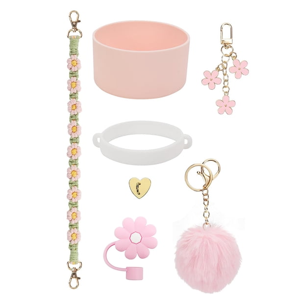 Tapa Paja Manga Copa Silicona 7 Pcs/set Correa para 40oz Cup