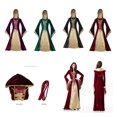 thumbnail image 3 of Disfraz De Halloween Con Diseño De Corte De Palacio Europeo Para Cosplay Y Performance, 3 of 4